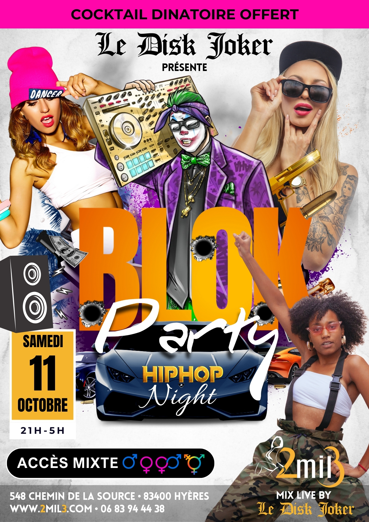 Flyer — BLOK PARTY 2mil3