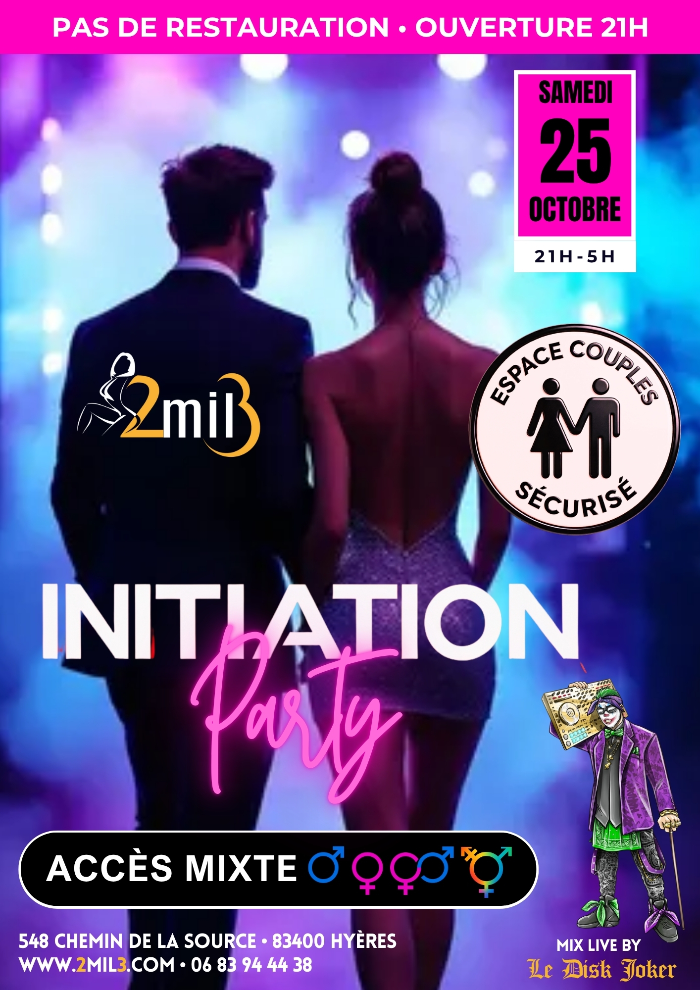 Flyer — Initiation Party 2mil3