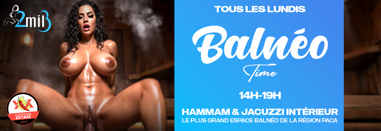 Tous les jeudis - Balneo Time au 2MIL3 - 14h a 19h
