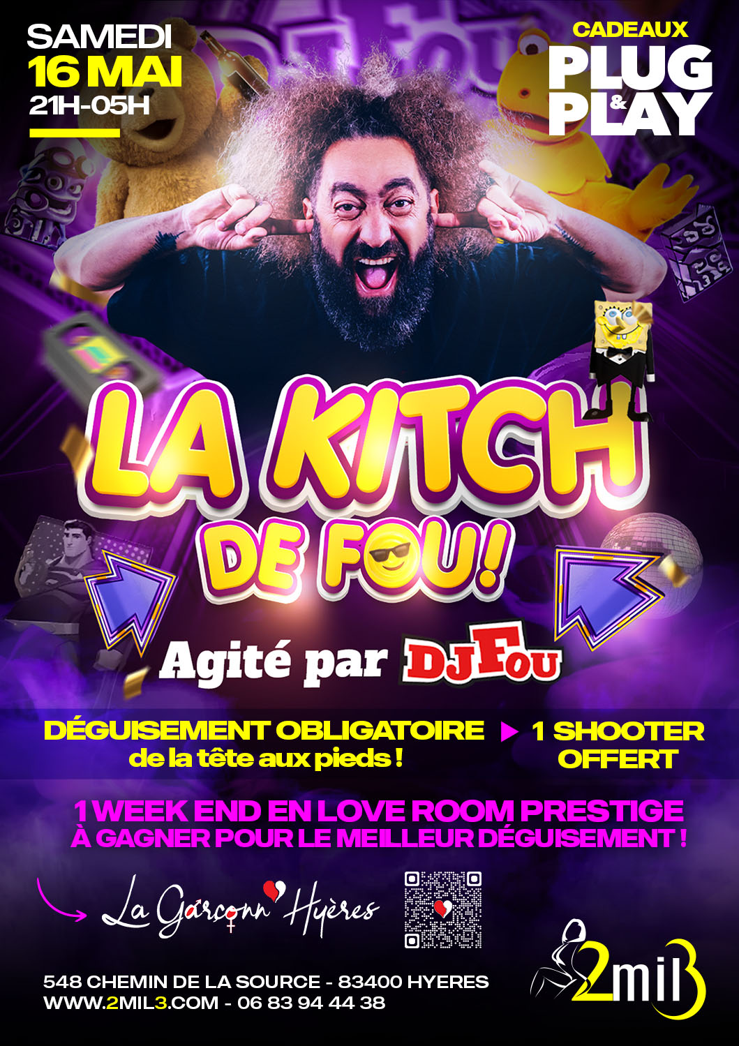 Flyer La Kitch de Fou