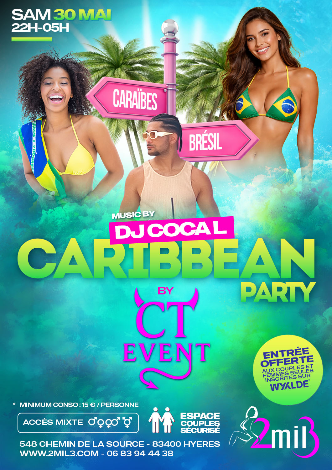 Caribbean Party Flyer