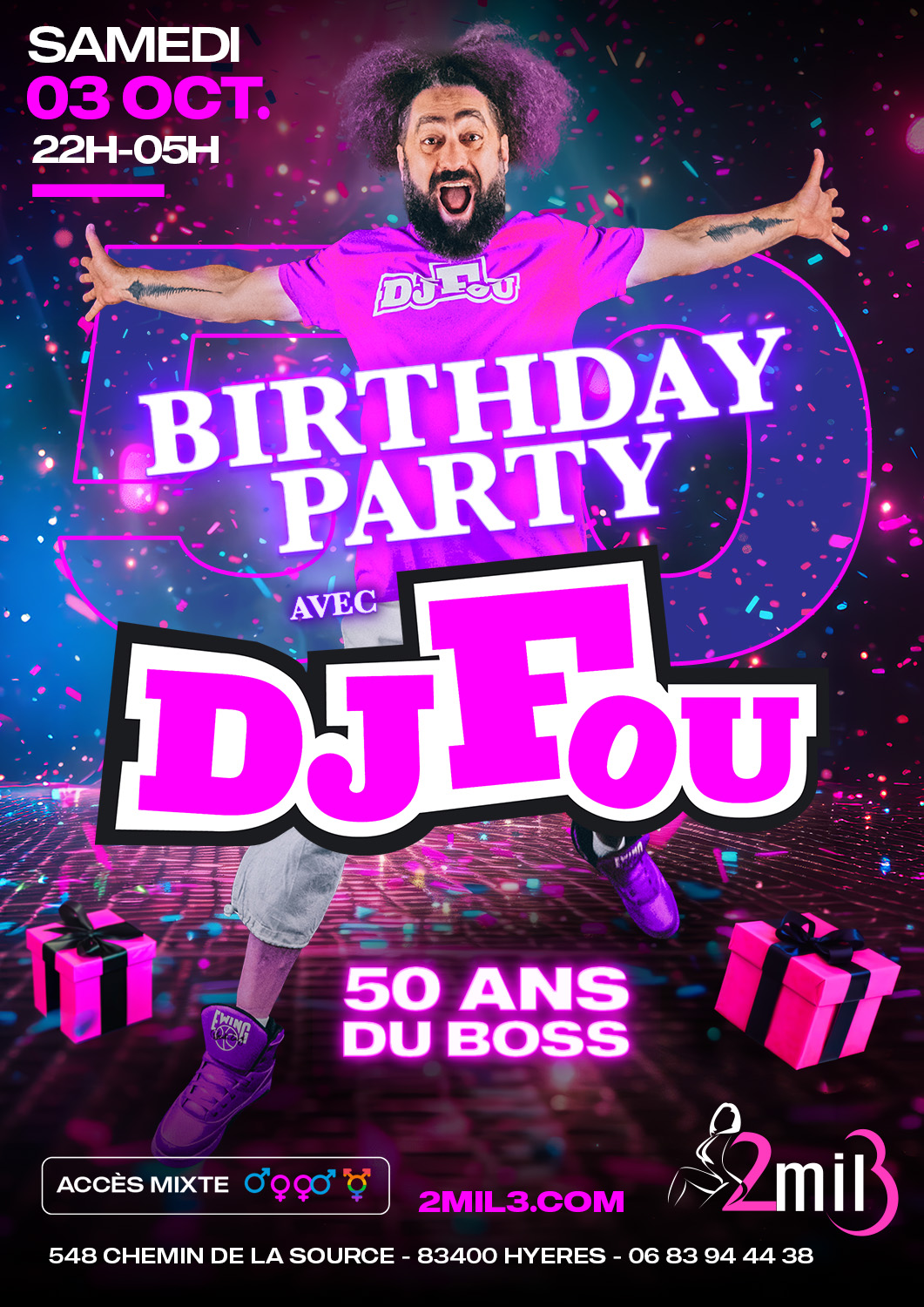 Birthday Party 50 ans du Boss - DJ FOU